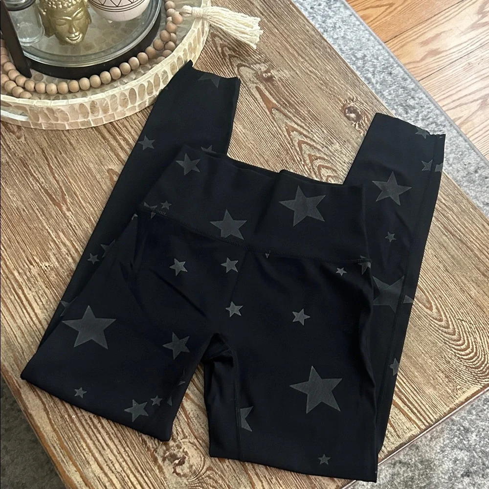Aerie Black High-Waisted Starry Leggings